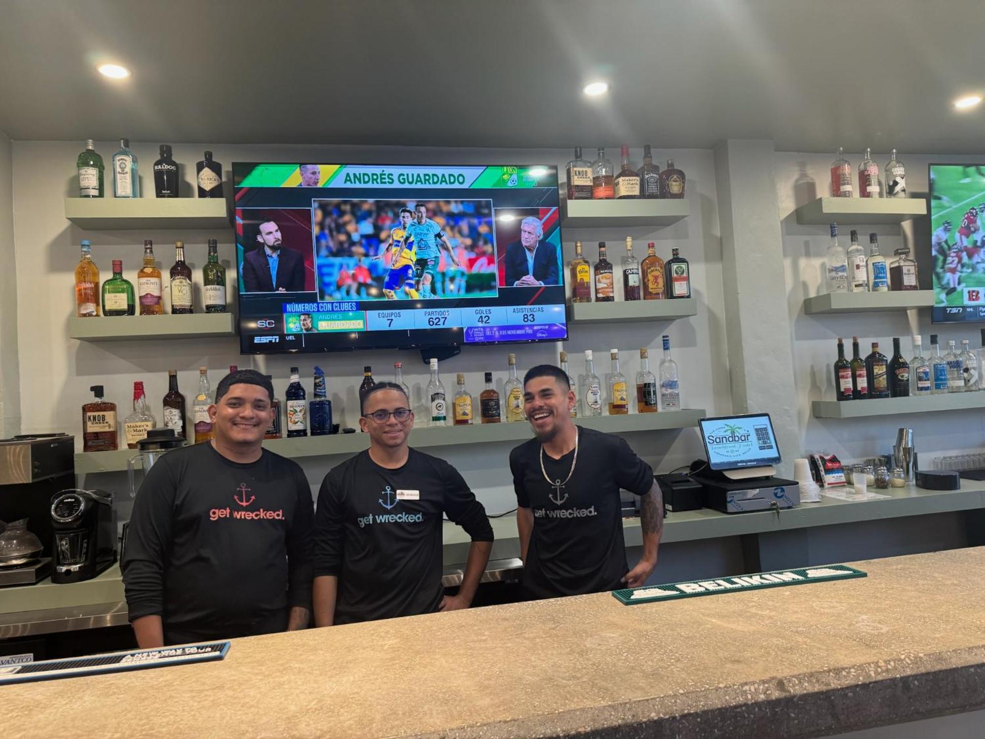 Sandbar Beachfront Hostel & Restaurant San Pedro  Ngoại thất bức ảnh